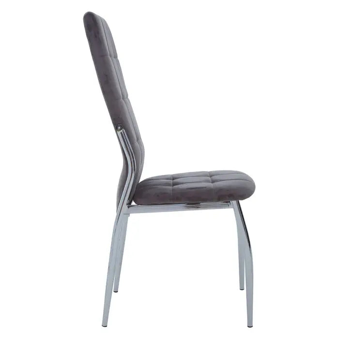Toulouse Velvet High Back Dining Chair