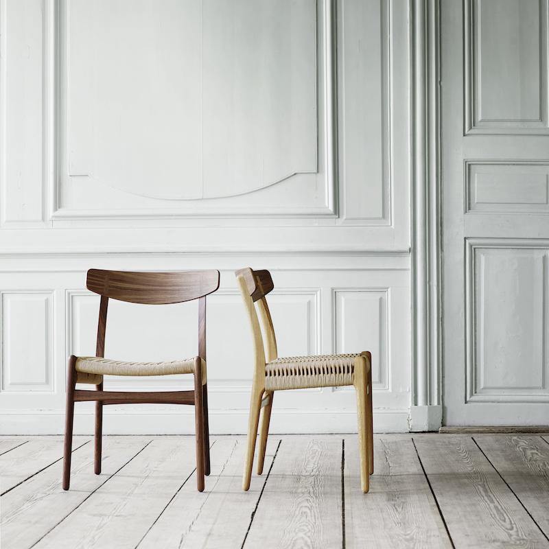 Classical Hans.W CH01 Rattan Dining Chair, Light Oak| DC Concept