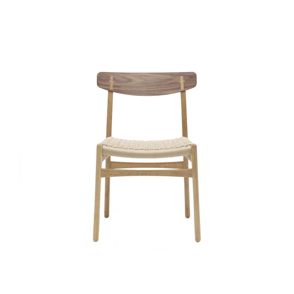 Classical Hans.W CH01 Rattan Dining Chair, Dark Oak| DC Concept