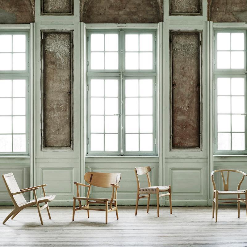 Classical Hans.W CH01 Rattan Dining Chair, Light Oak| DC Concept