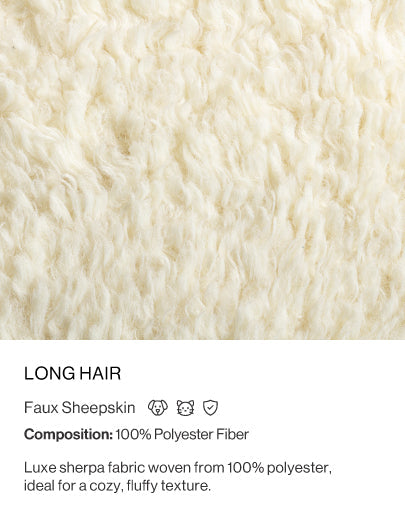 Arctander Clam Armchair Sheepskin, Long Hair| DC Concept