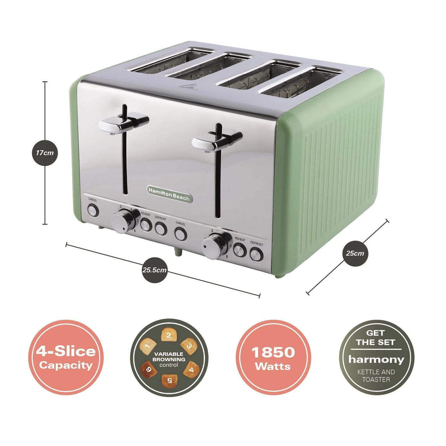 Hamilton Beach Harmony 4-Slice Toaster