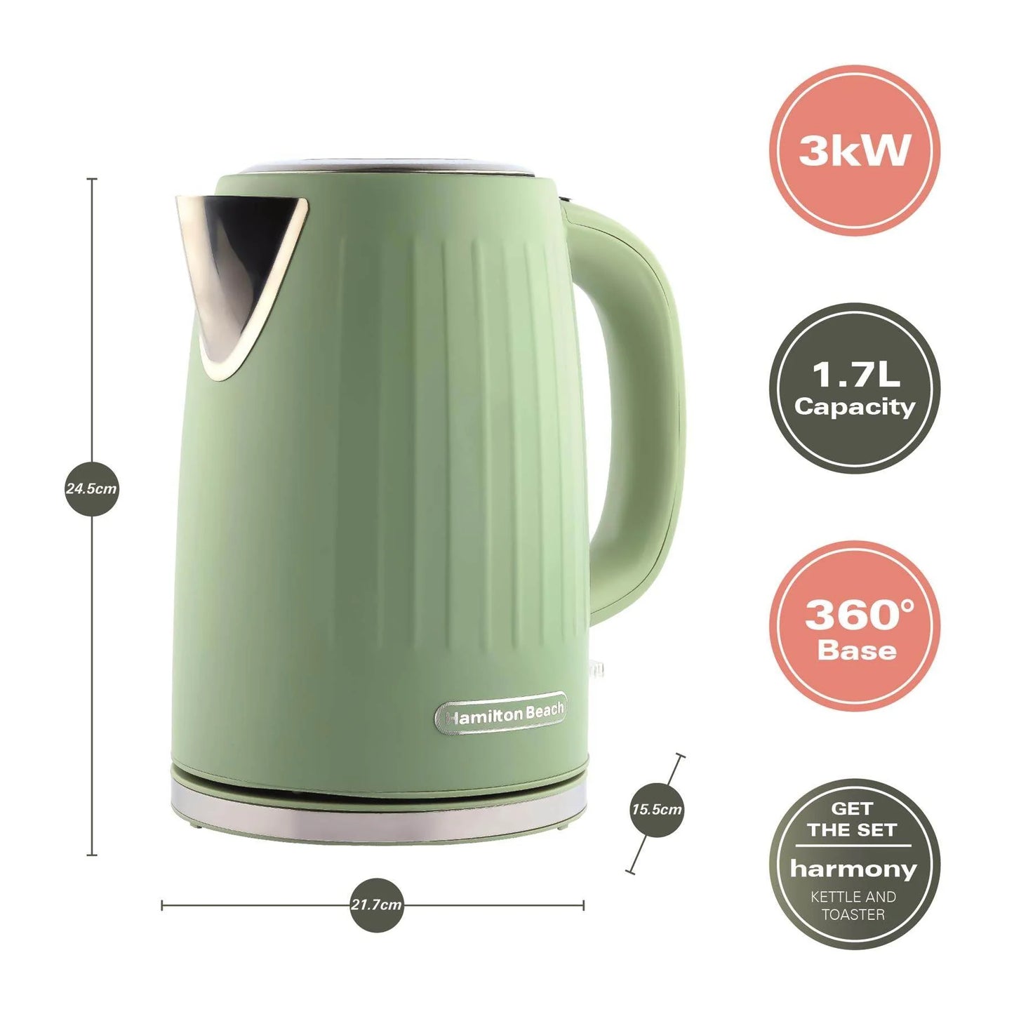 Hamilton Beach Harmony Kettle & Toaster Set