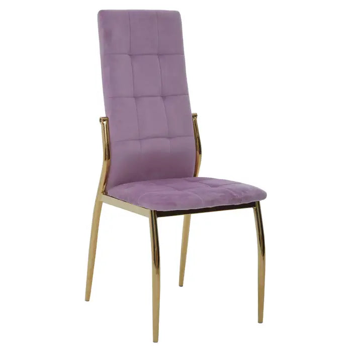 Toulouse Velvet High Back Dining Chair