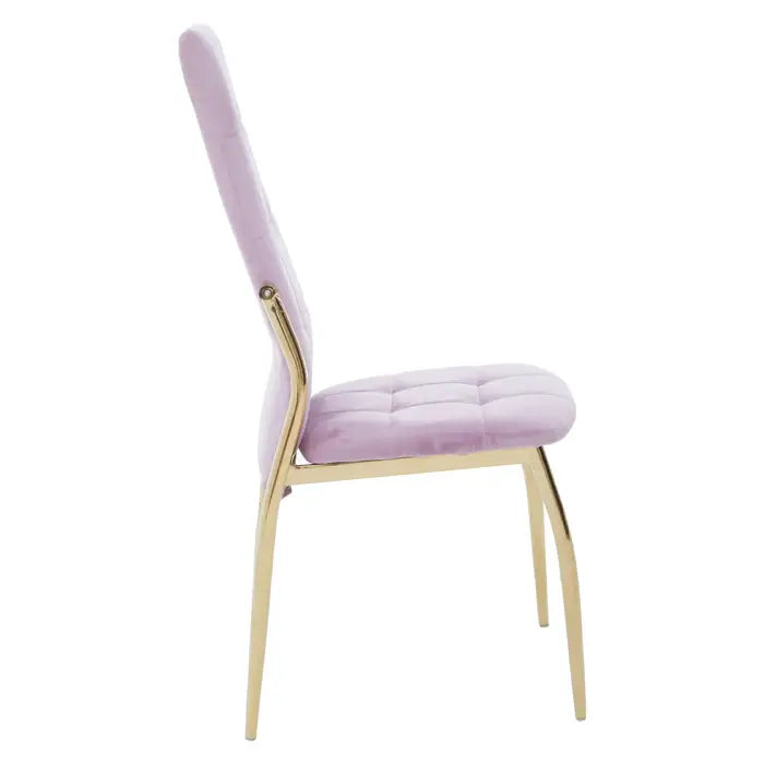 Toulouse Velvet High Back Dining Chair