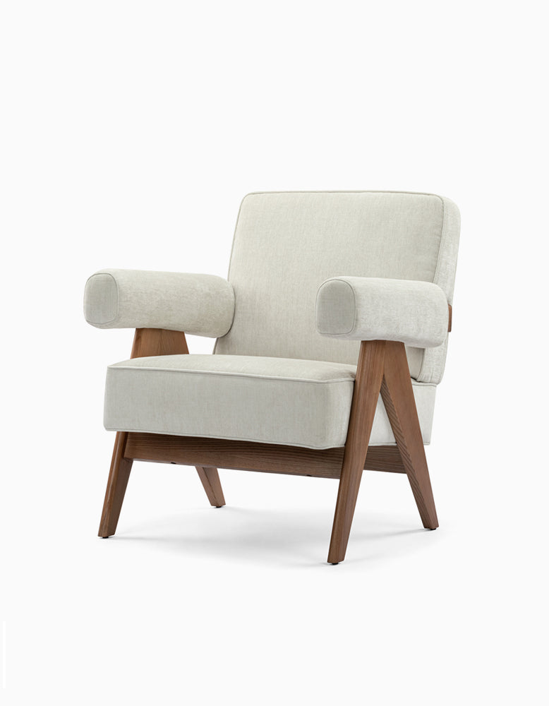 Pierre. J Capitol Complex Armchair Cotton Linen| DC Concept