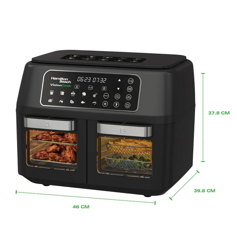 Hamilton Beach VisionCook XXL 11L Digital Dual Air Fryer Oven