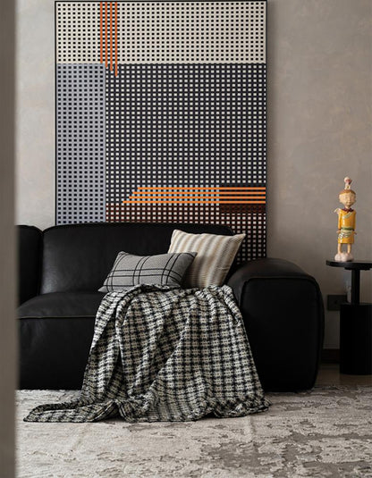 Glover Three Seater Sofa, Black Leather-DC Concept-DC Concept