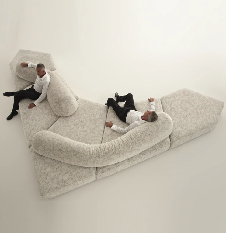 Gore Four Seater Sofa, Velvet-DC Concept-DC Concept