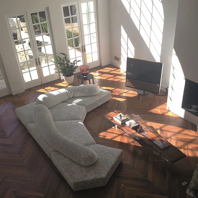 Gore Four Seater Sofa, Velvet-DC Concept-DC Concept