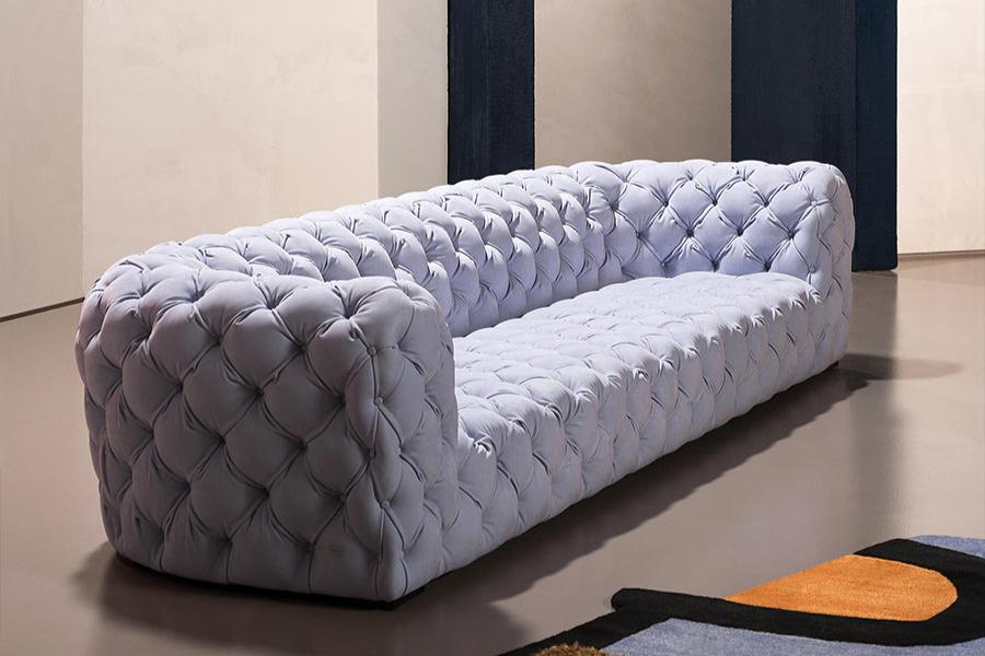 Gunter Three Seater Sofa, Velvet-DC Concept-DC Concept