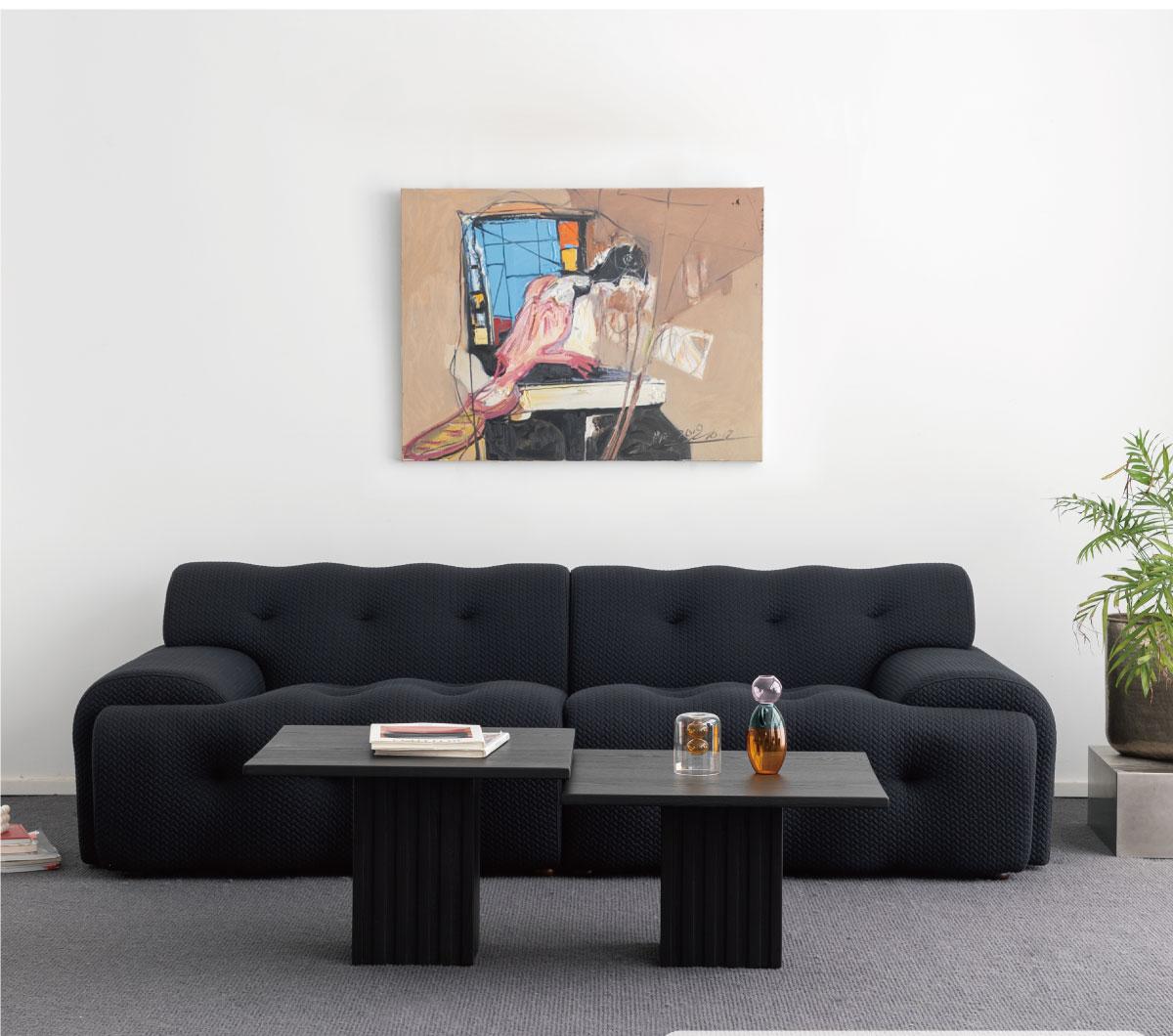 Reese Two Seater Sofa, Three Seater Sofa, Four Seater Sofa, 3D Knitted Fabric-DC Concept-DC Concept