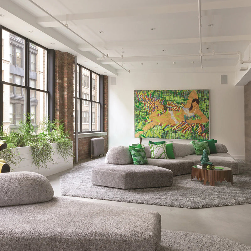 Gore Four Seater Sofa, Velvet-DC Concept-DC Concept