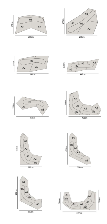 Gore Four Seater Sofa, Velvet-DC Concept-DC Concept