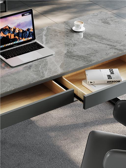 Hadley Office Desk, Sintered Stone-DC Concept-DC Concept