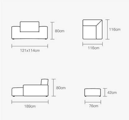 Glover Three Seater Sofa, Black Leather-DC Concept-DC Concept