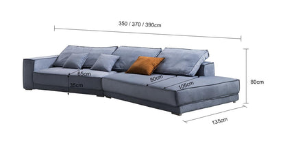 Grover Three Seater Sofa, Suedue