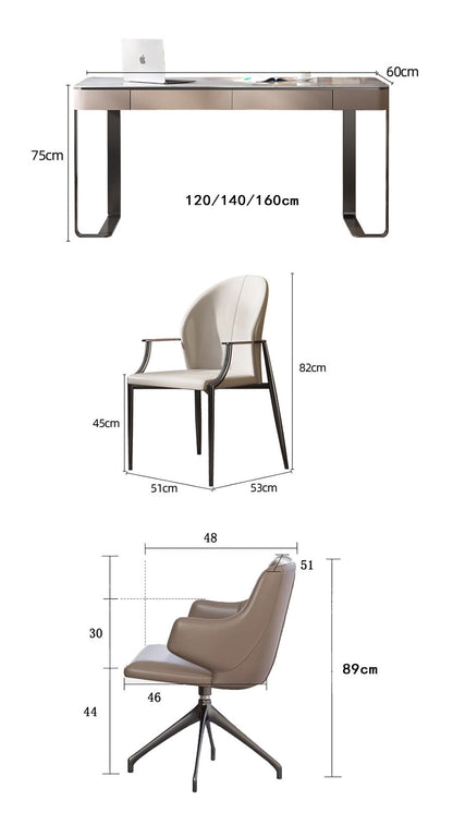 Hanna Office Desk, Sintered Stone-DC Concept-DC Concept