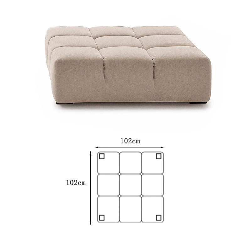 Gemma Three Seater Modular Sofa, Linen/Velvet