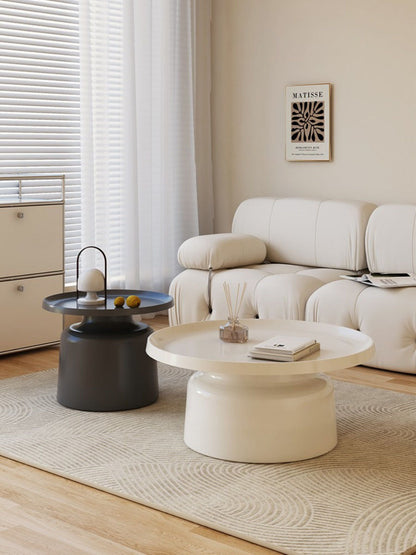 Lucas Coffee Table Set, White & Black｜ DC Concept