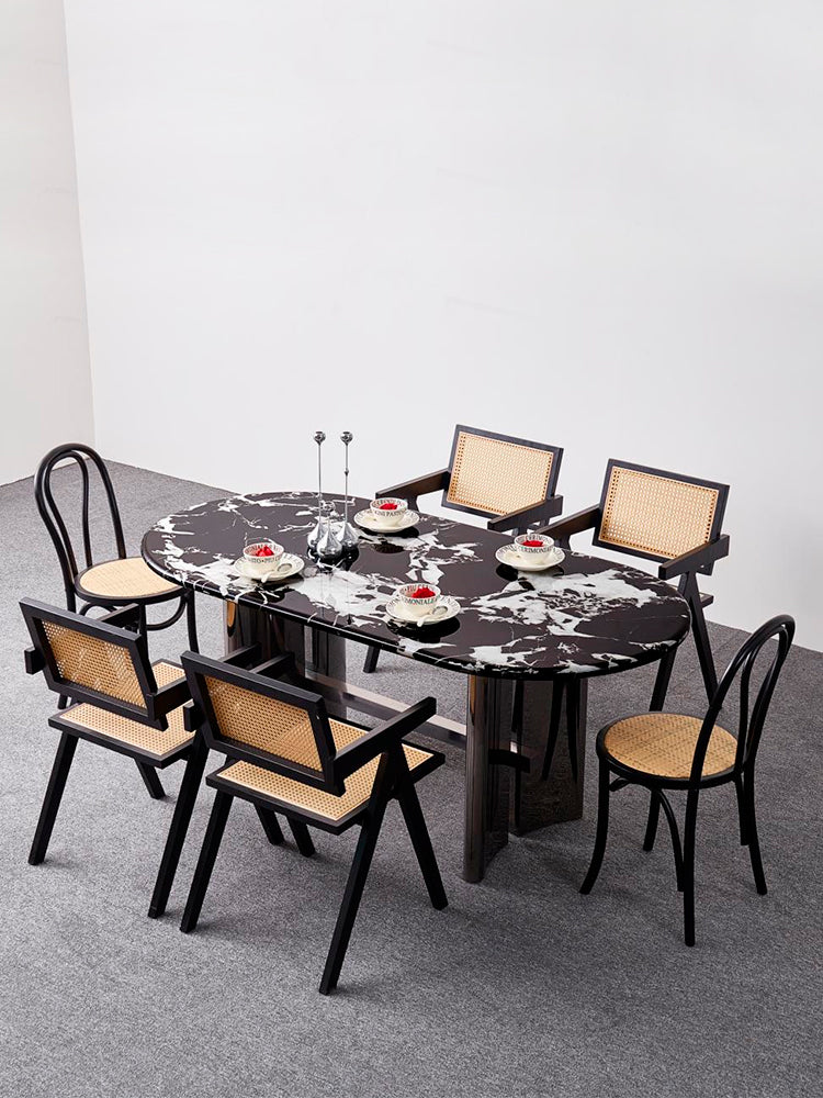 Meroy Dining Table, Marble