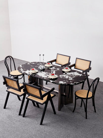 Meroy Dining Table, Marble