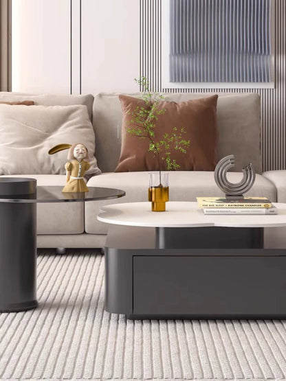 Aroma Flower Nesting Coffee Table, White Top｜ DC Concept