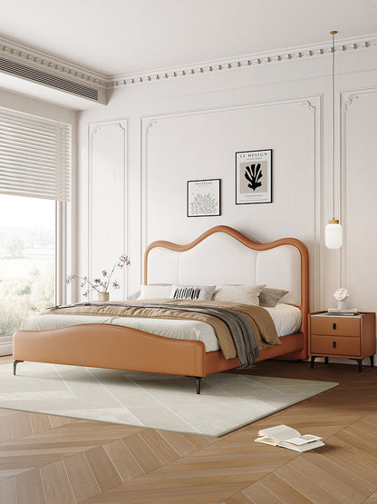 Badham King Size / Super King Size Bed, Leather