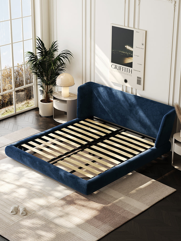 Baffin Super King Size Bed, Velvet