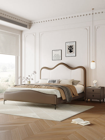 Badham King Size / Super King Size Bed, Leather
