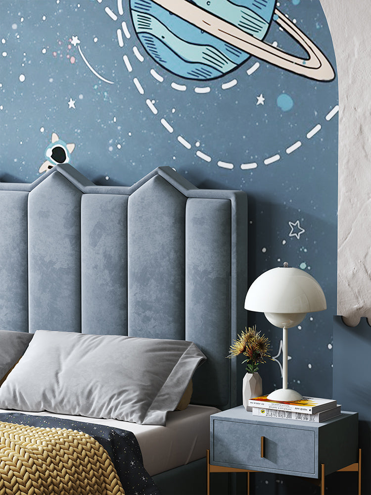 Baber Style King Size / Super King Size Bed, Velvet