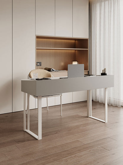 Otto Office Desk - White Sintered Stone｜ DC Concept