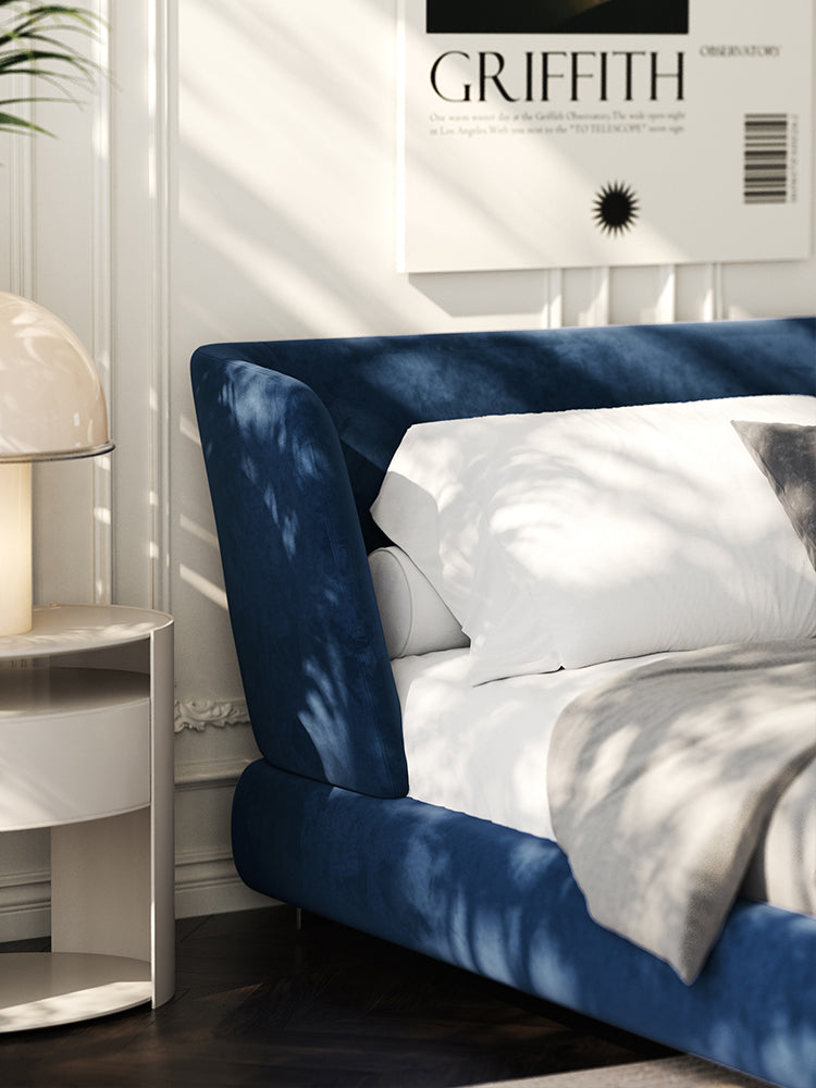 Baffin Super King Size Bed, Velvet
