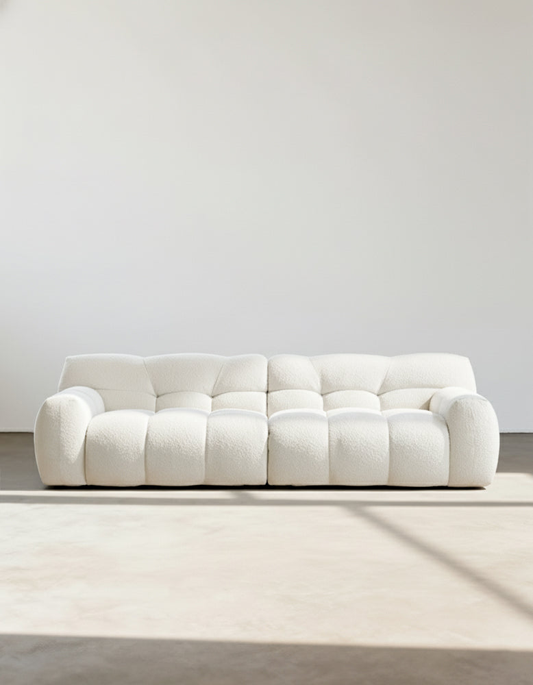 Cora Three Seater Sofa, Boucle-DC Concept-DC Concept