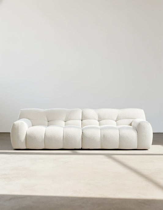 Cora Three Seater Sofa, Boucle-DC Concept-DC Concept