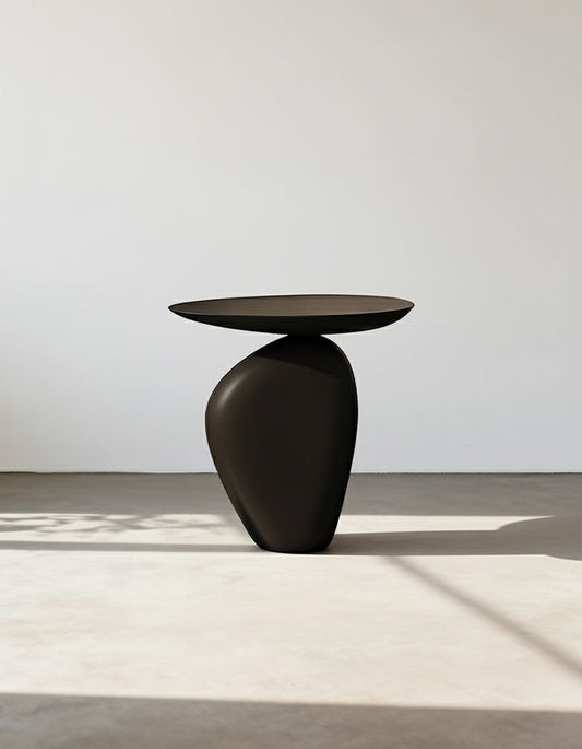 Stone Shape Side Table, Black-DC Concept-DC Concept