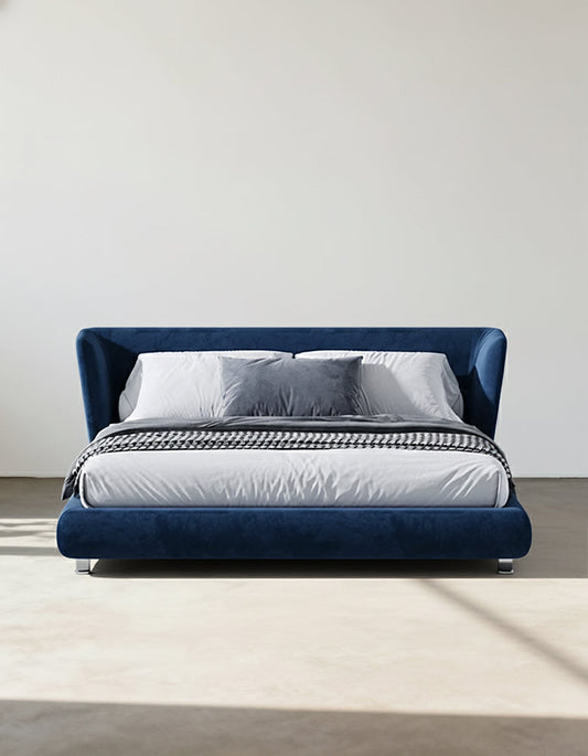 Baffin Super King Size Bed, Velvet-DC Concept-DC Concept