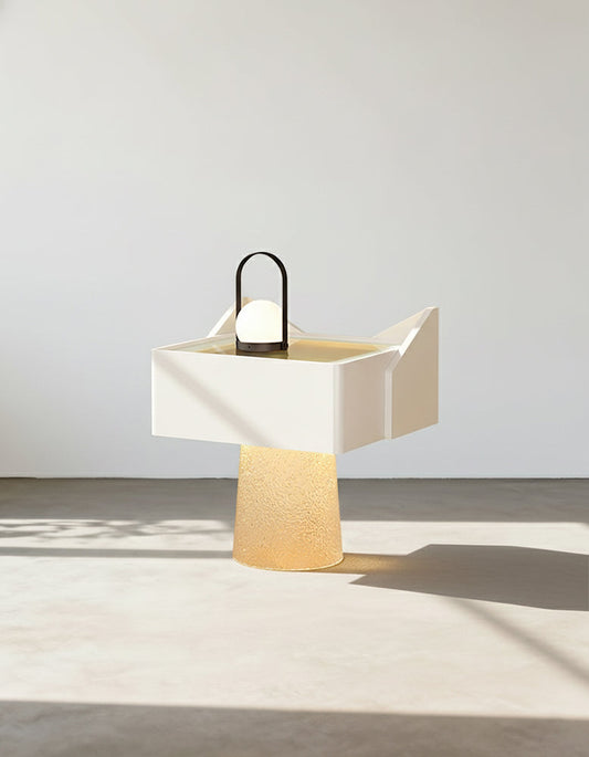 DiMarco Bedside Table With Storage & Light Strip-DC Concept-DC Concept