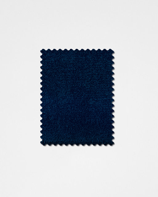 Dark Navy Blue-11 Velvet Fabric Swatch