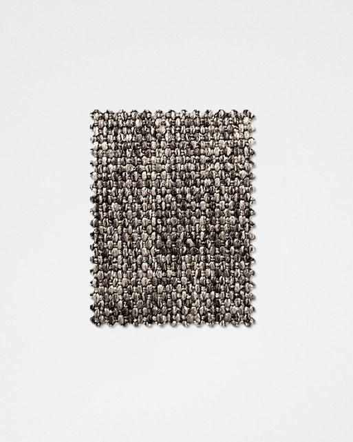 Intense Grey-11 Linen Fabric Swatch
