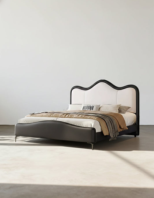 Badham King Size / Super King Size Bed, Leather-DC Concept-DC Concept