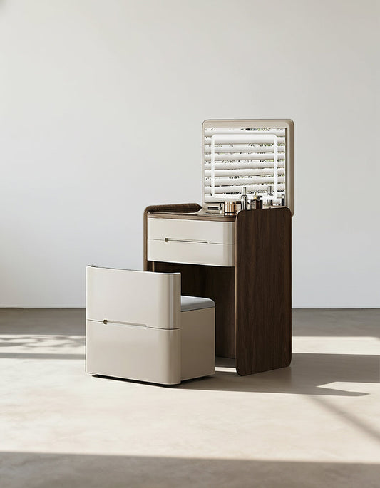 Lewis Slimline Dressing Table With Storage Chair-DC Concept-DC Concept