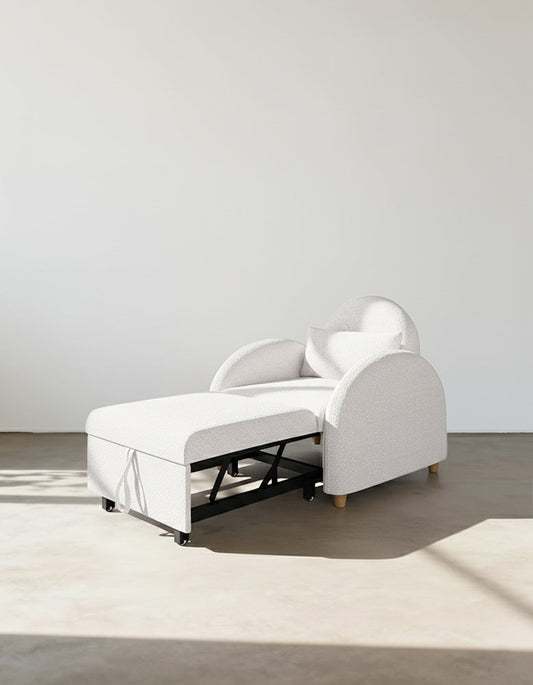 Goh Single Sofa Bed, Boucle-DC Concept-DC Concept