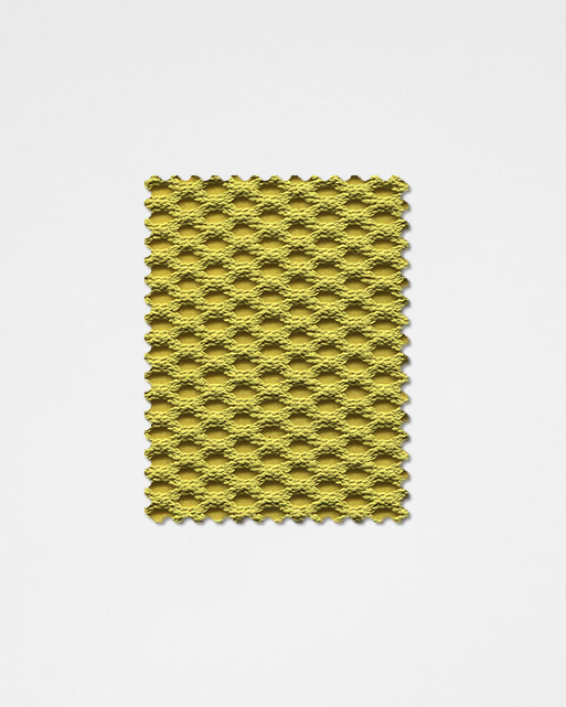 Lime Yellow-18 | 3D Solid Knitted Cotton Swatch