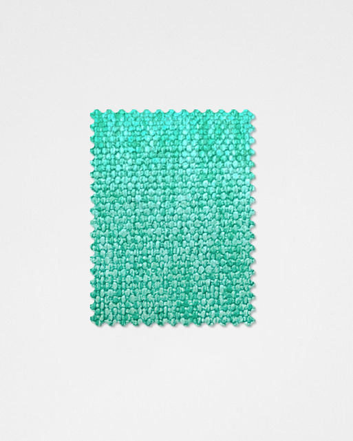 Aquamarine-18 Linen Fabric Swatch