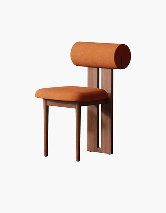 Airelle Dining Chair, Black, Brown
