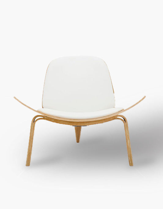 Hans Wegner Hans CH07 Shell Chair, White & Ash｜ DC Concept