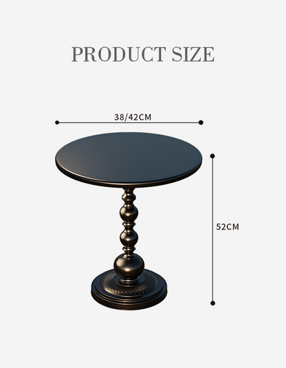 Percival Small Round Side Table, Black or White-DC Concept-DC Concept