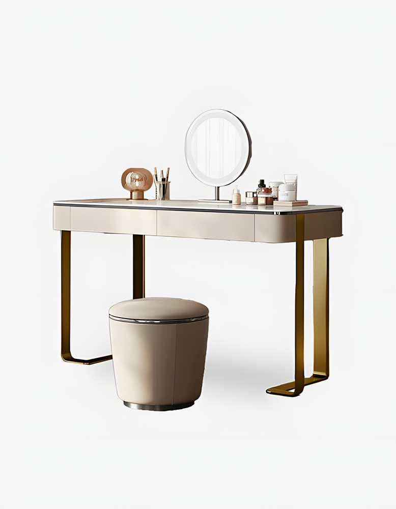 Hamlin Dressing Table With Mirror, Sintered Stone-DC Concept-DC Concept