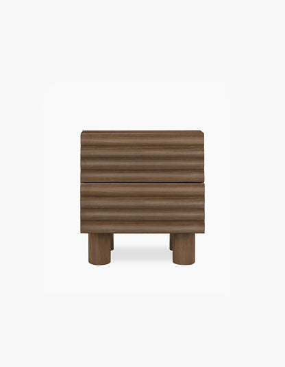 Clancy 2 Drawer Bedside Table, Wood